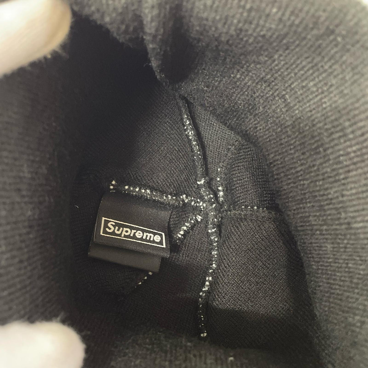 ハット 22AW Box Logo Beanie Zebra