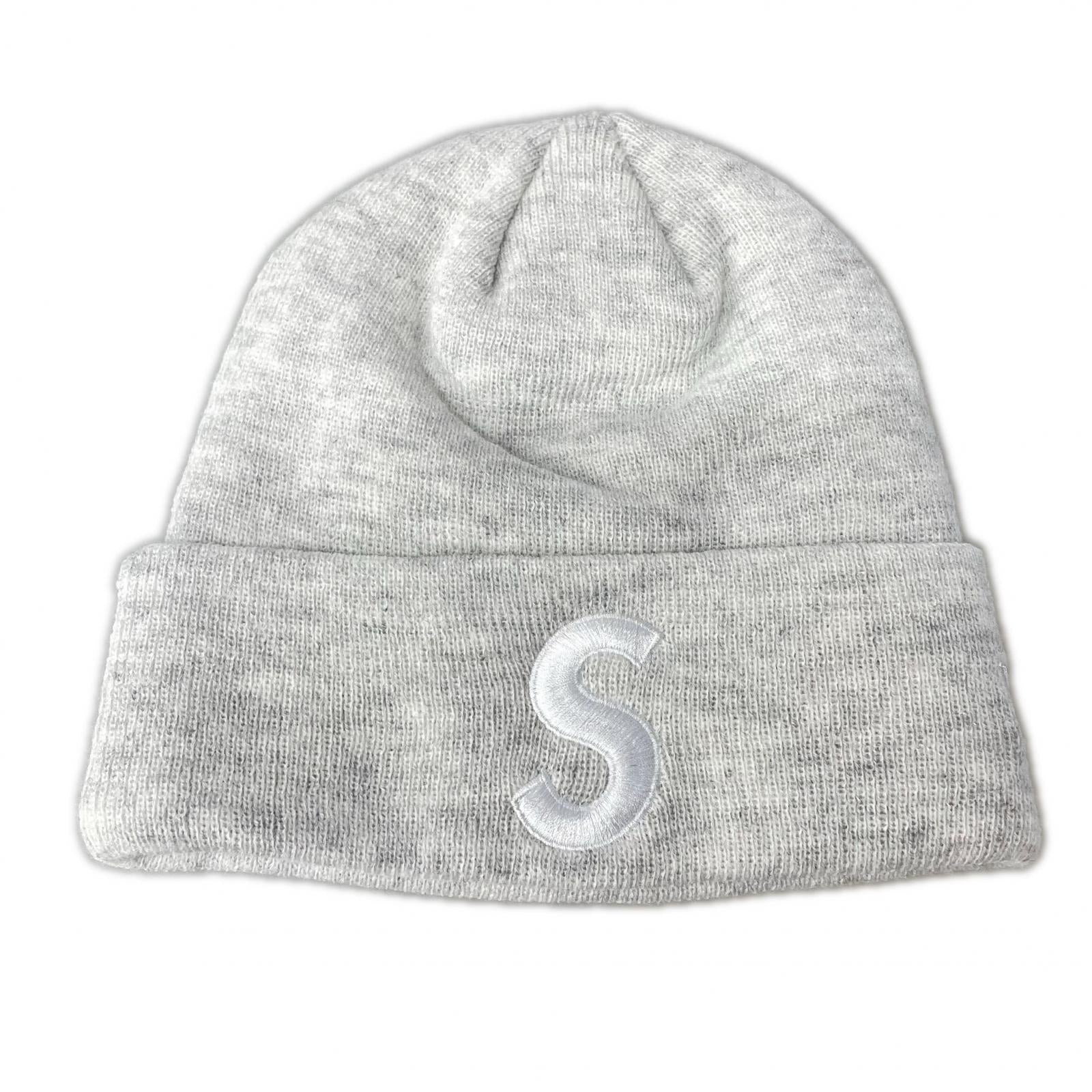 ニットキャップ 24FW New Era S Logo Beanie Ash Grey グレー