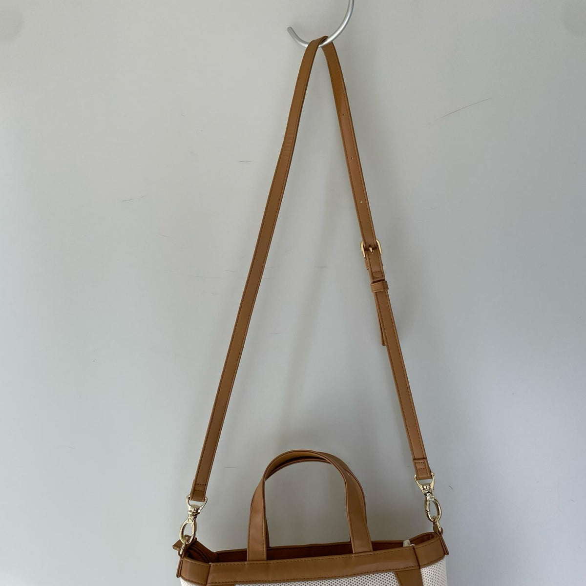 ショルダーバッグ ﾛｺﾞ刺繍 2wayﾊﾞｯｸﾞ