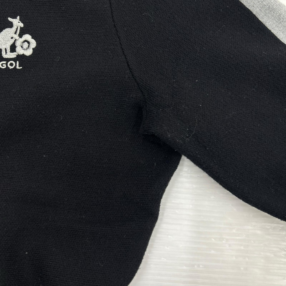 ワンピース ×KANGOL ﾜﾝﾎﾟｲﾝﾄﾛｺﾞ 黒 M ブラック