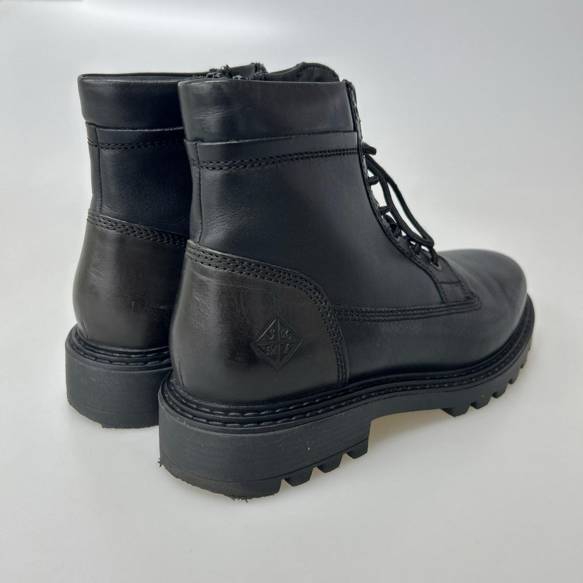 ブーツ Stefano Rossi side zip 26.5cm ブラック