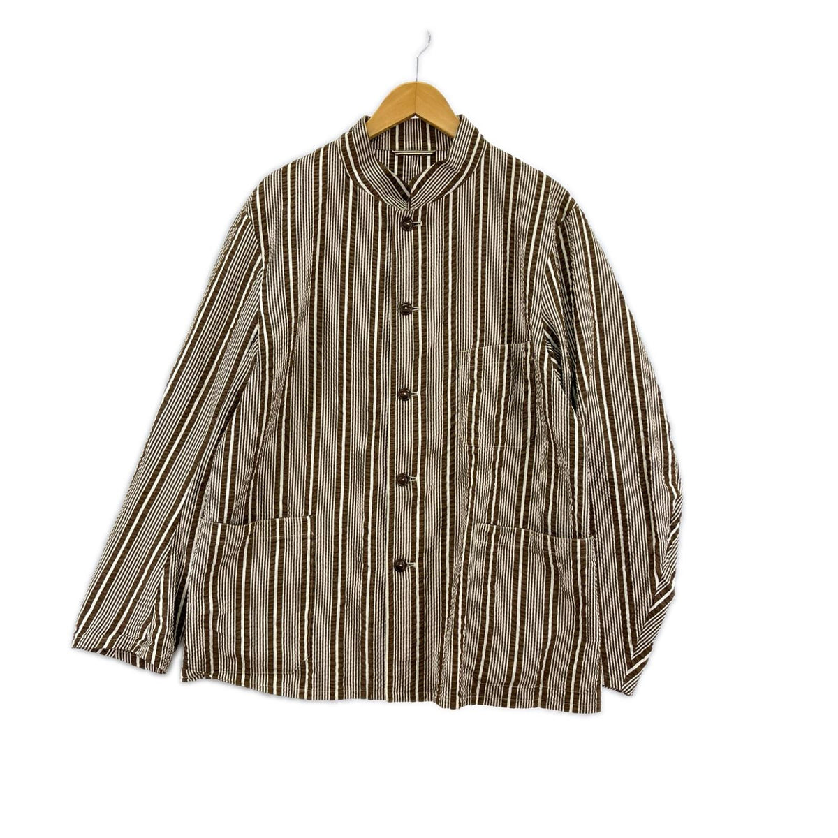 ジャケット Kaptain Sunshine 23SS STANDCOLLAR JACKET ｼｱｻｯｶｰｼﾞｬｹｯﾄ 38 ﾌﾞﾗｳﾝ ブラウン