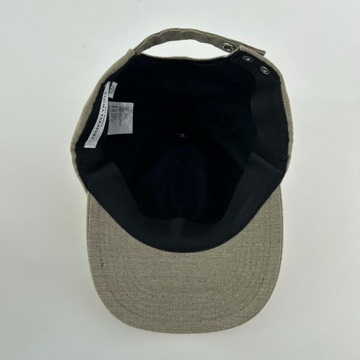 キャップ 6panel cap-6 ベージュ