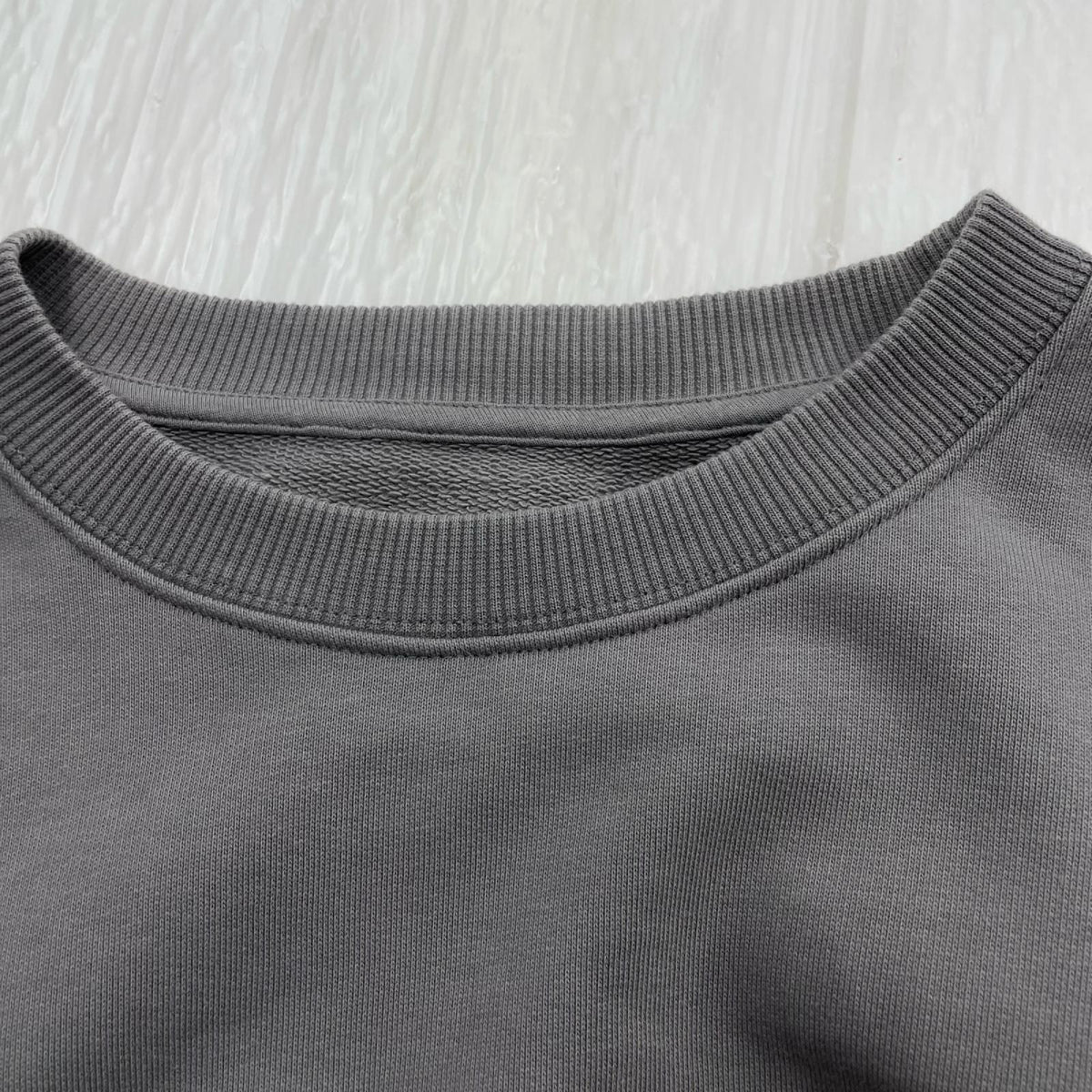 スウェット Recut Sweatshirt GRY×BLK