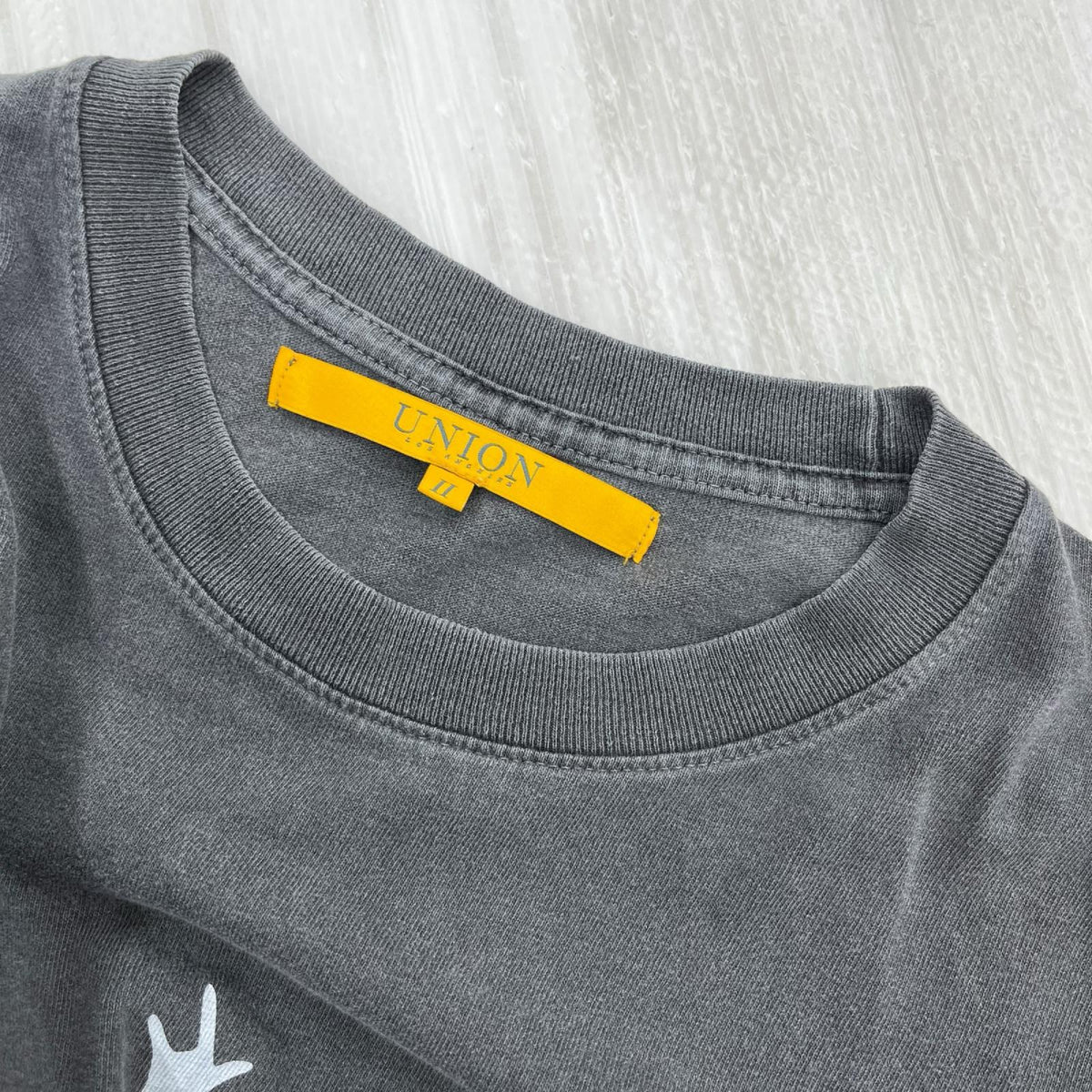半袖Ｔシャツ UNION ORIGINAL"NOHALFSTEPPING"Tee 2 GRY グレー