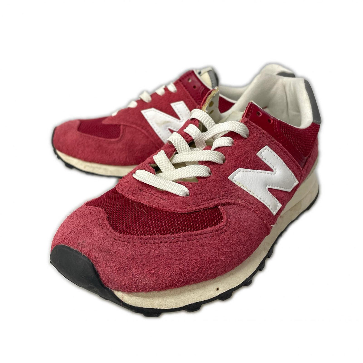 スニーカー 574 RED WHITE ﾛｰｶｯﾄｽﾆｰｶｰ 26.0cm 26cm (US8 UK7 1/2 EU42) レッド