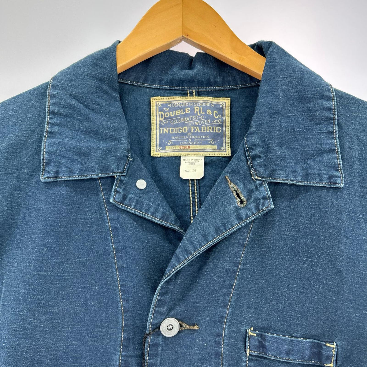 ジャケット LANSING SHOP COAT ｲﾝﾃﾞｨｺﾞ (S) S ネイビー