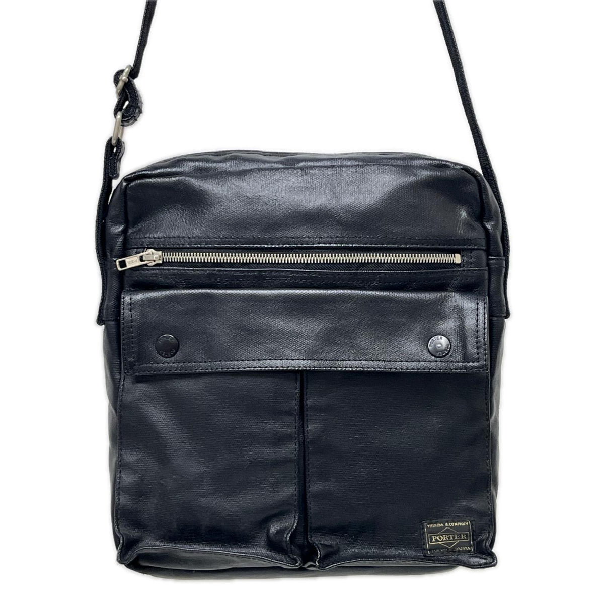 ショルダーバッグ PORTER ﾌﾘｰｽﾀｲﾙ ｼｮﾙﾀﾞｰﾊﾞｯｸﾞ ﾌﾞﾗｯｸ