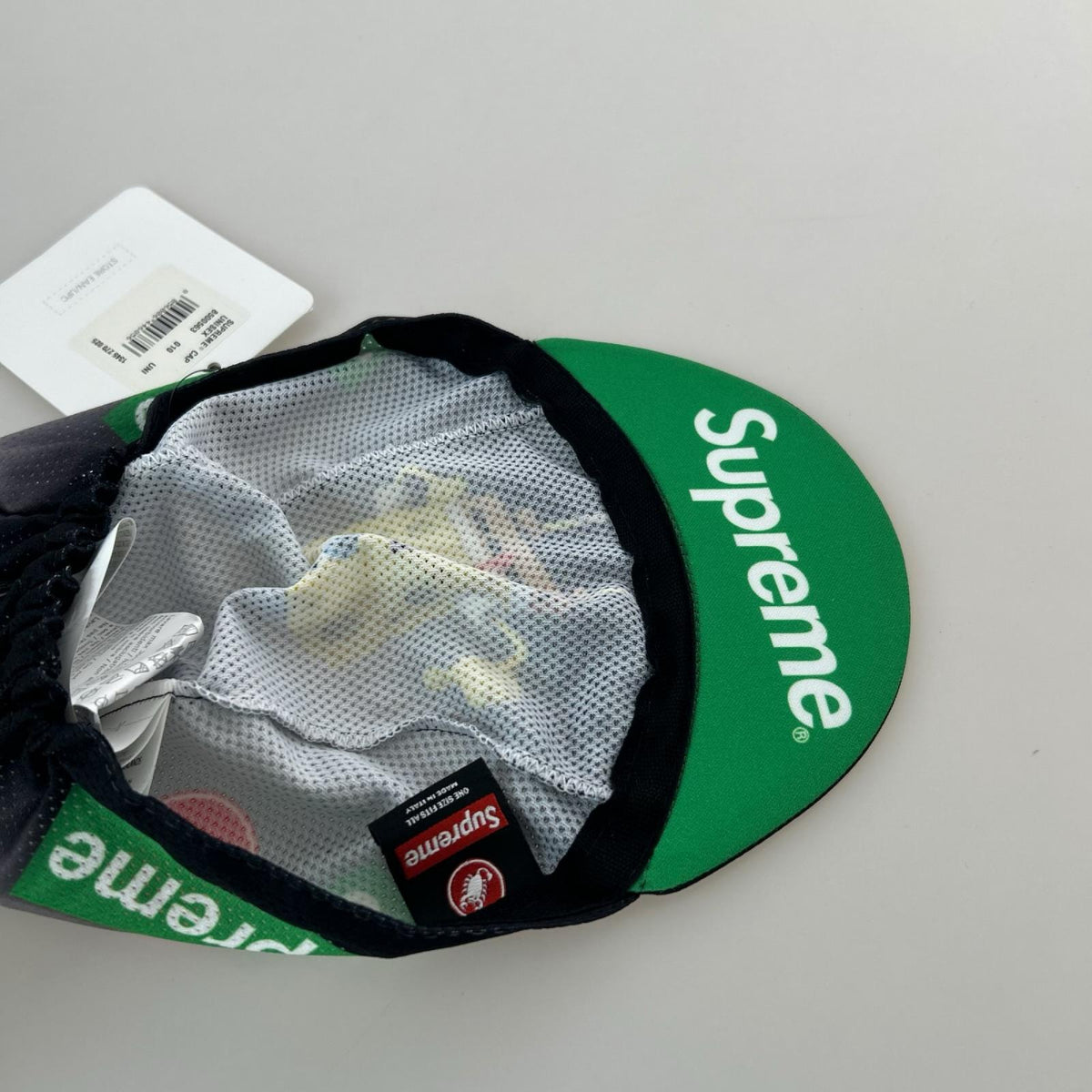 キャップ ×Castelli ｽﾎﾟﾝｼﾞﾎﾞﾌﾞ ｻｲｸﾘﾝｸﾞｷｬｯﾌﾟ マルチカラー