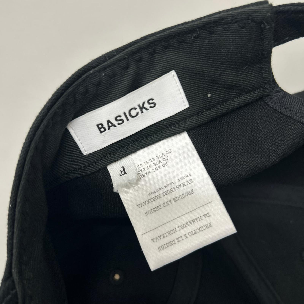 キャップ BASICKS/Born New York Cap ブラック