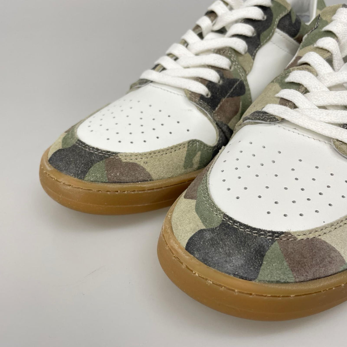 スニーカー MIKE DON’T DO IT MIK CAMOUFLAGE ﾚｻﾞｰｽﾆｰｶｰ 40 40 ホワイト