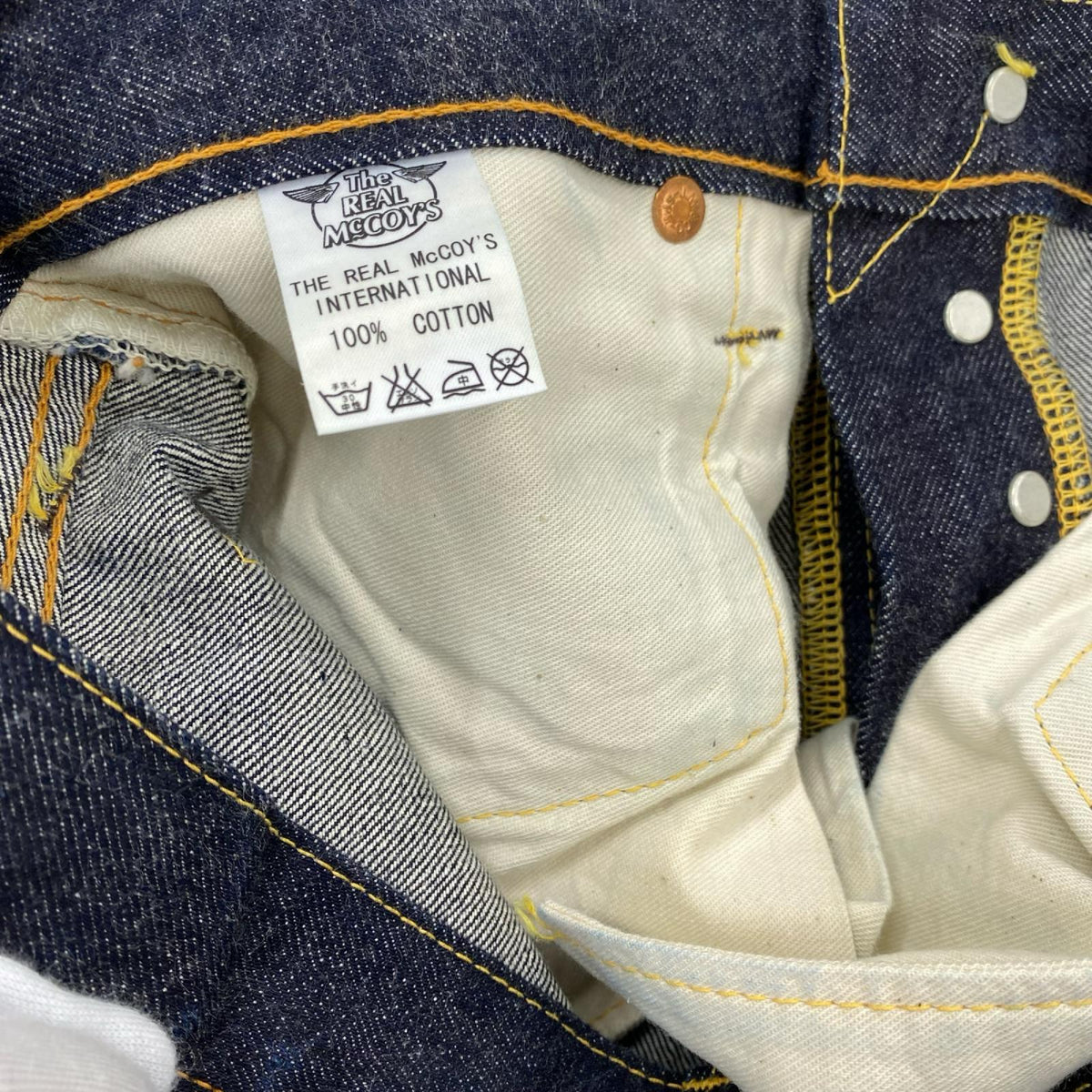 デニムパンツ 906S ﾃﾞﾆﾑﾊﾟﾝﾂ 32 ネイビー