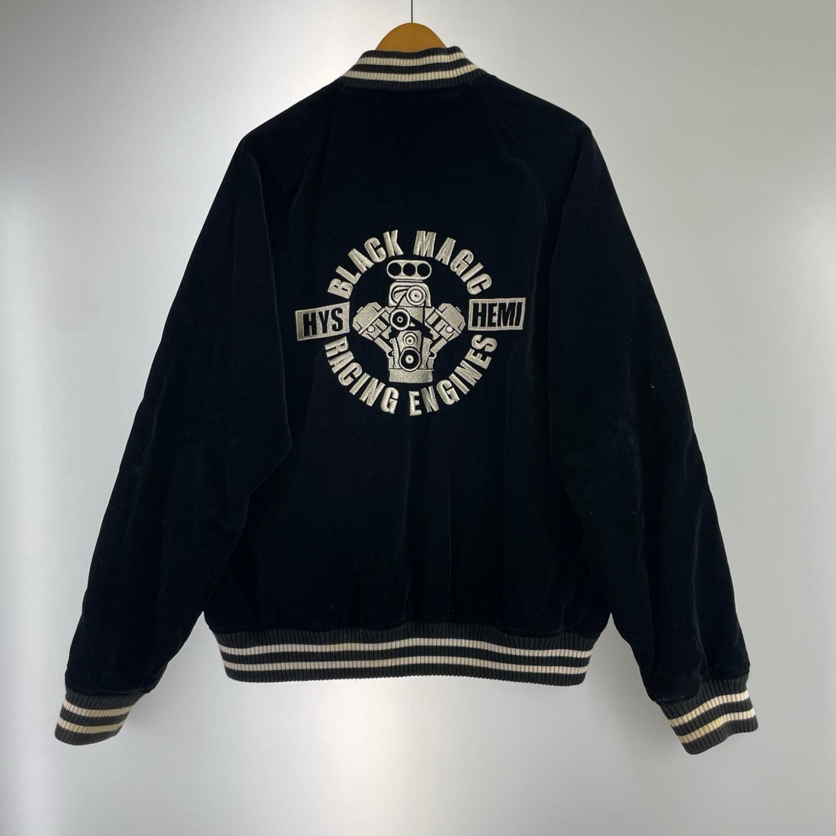 ブルゾン HYS RACING ENGINES SOUVENIR JACKET パープル