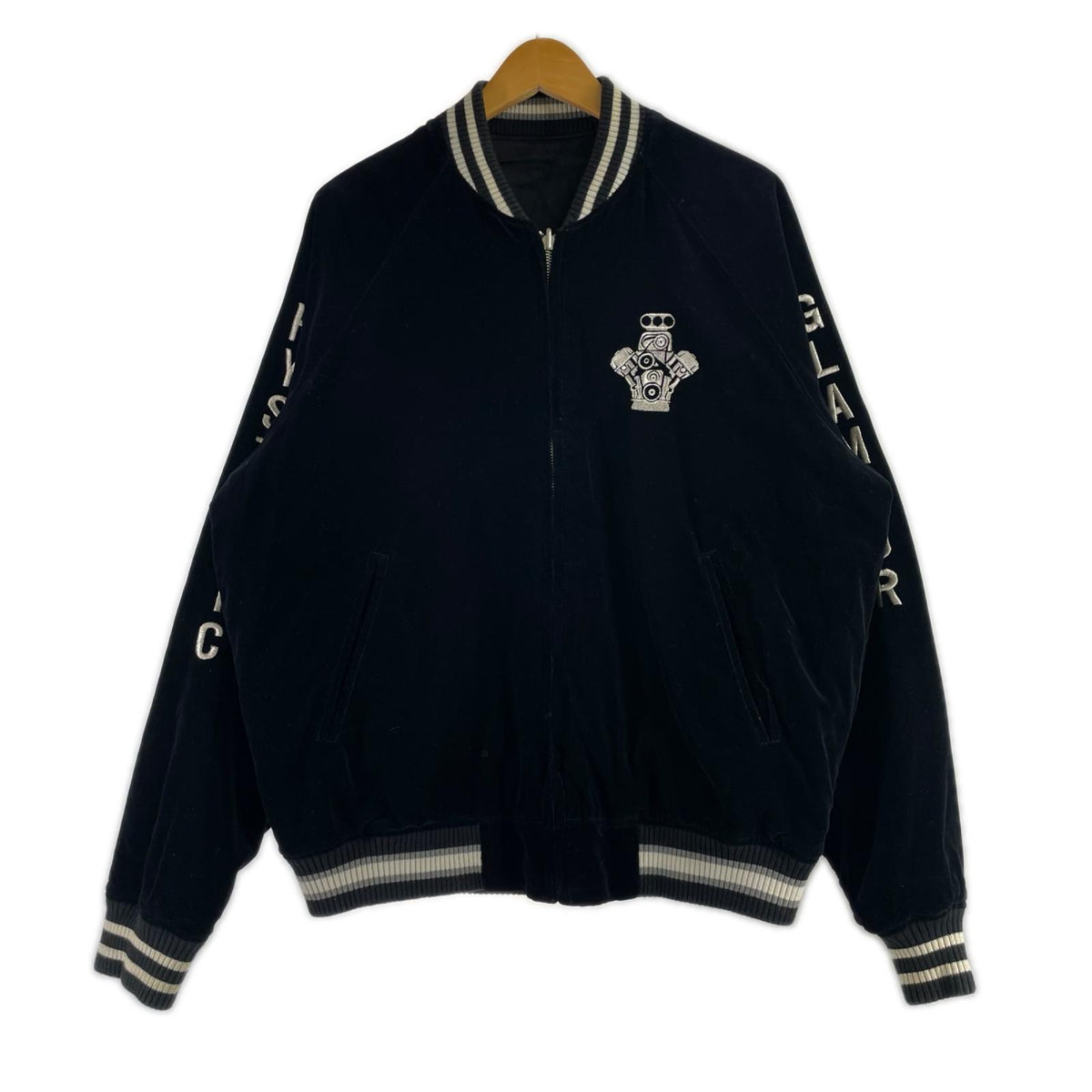 ブルゾン HYS RACING ENGINES SOUVENIR JACKET ブラック ブラック