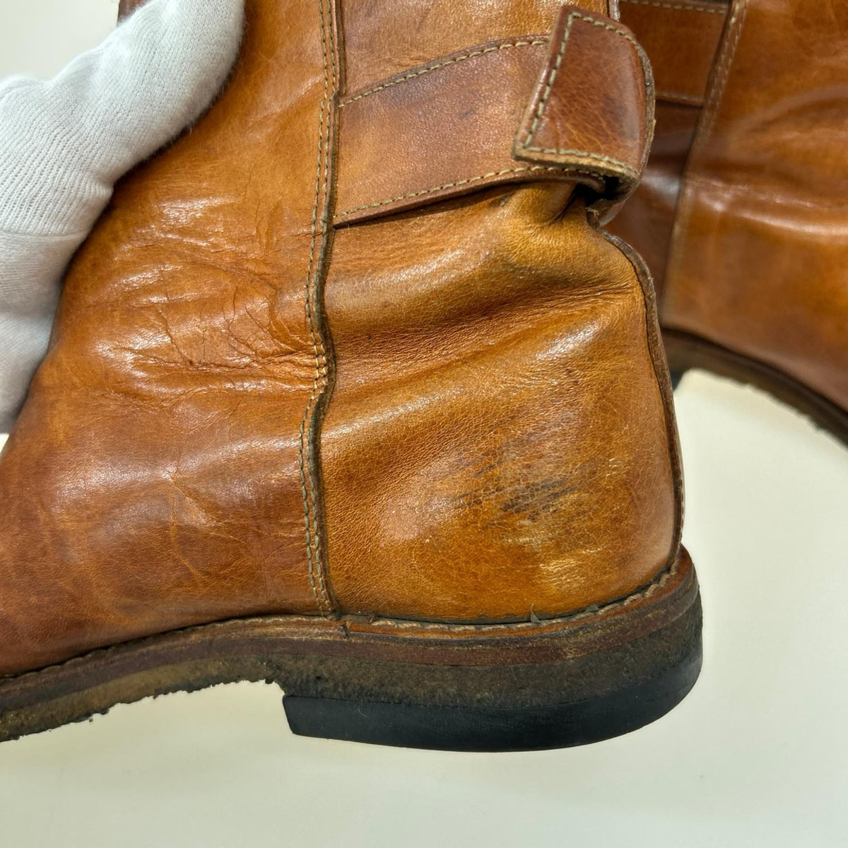 ブーツ YM-E04-775 ﾀﾞﾌﾞﾙﾍﾞﾙﾄ ﾚｻﾞｰ