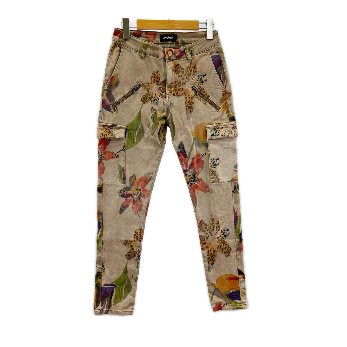 パンツ Camo-flour Cargopants 28 総柄 38 ブラウン