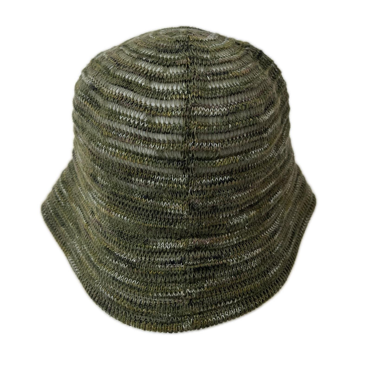 ハット 25SS Open Knit Crusher カーキ