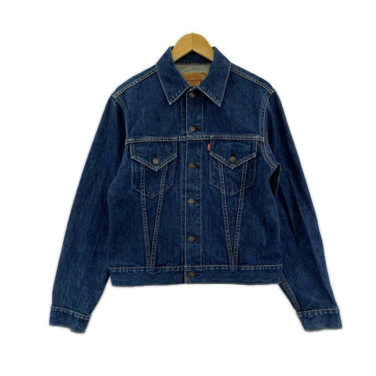 デニムジャケット Levi's 90s 日本製 71557-0208 3rd ﾃﾞﾆﾑｼﾞｬｹｯﾄ 38 ｲﾝﾃﾞｨｺﾞ