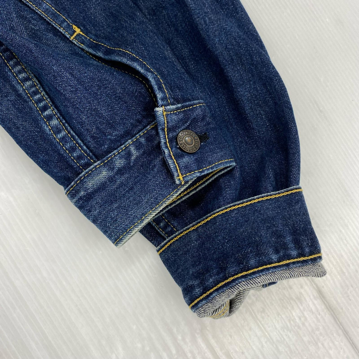 デニムジャケット Levi's 90s 日本製 71557-0208 3rd ﾃﾞﾆﾑｼﾞｬｹｯﾄ 38 ｲﾝﾃﾞｨｺﾞ