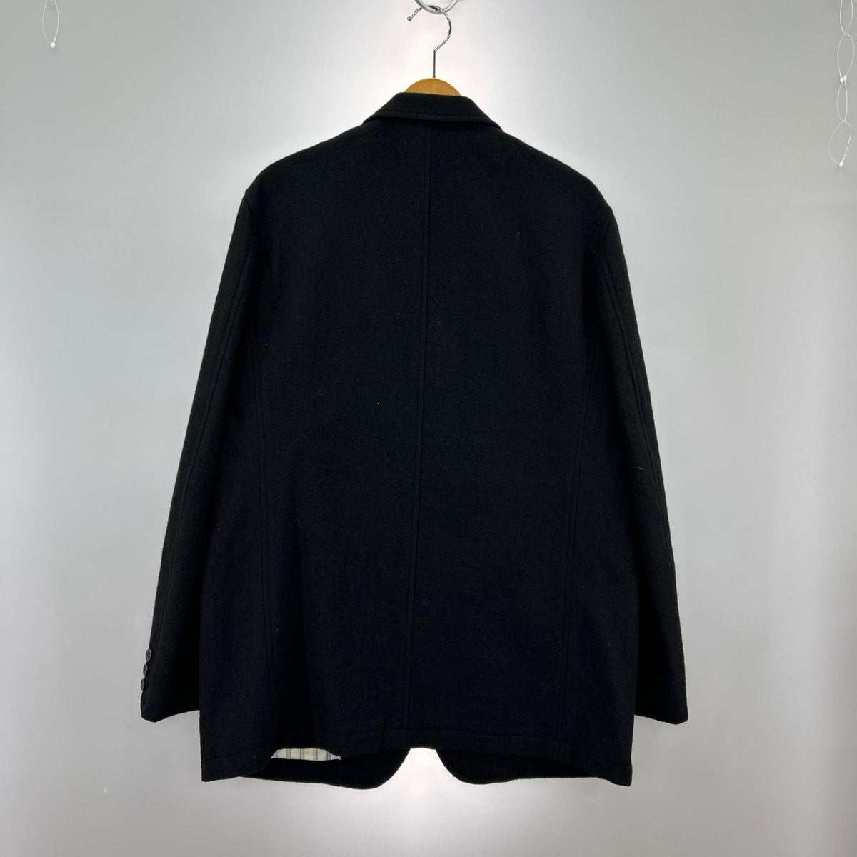テーラードジャケット HOMME ｳｰﾙﾃｰﾗｰﾄﾞｼﾞｬｹｯﾄ AD2001 L L ブラック