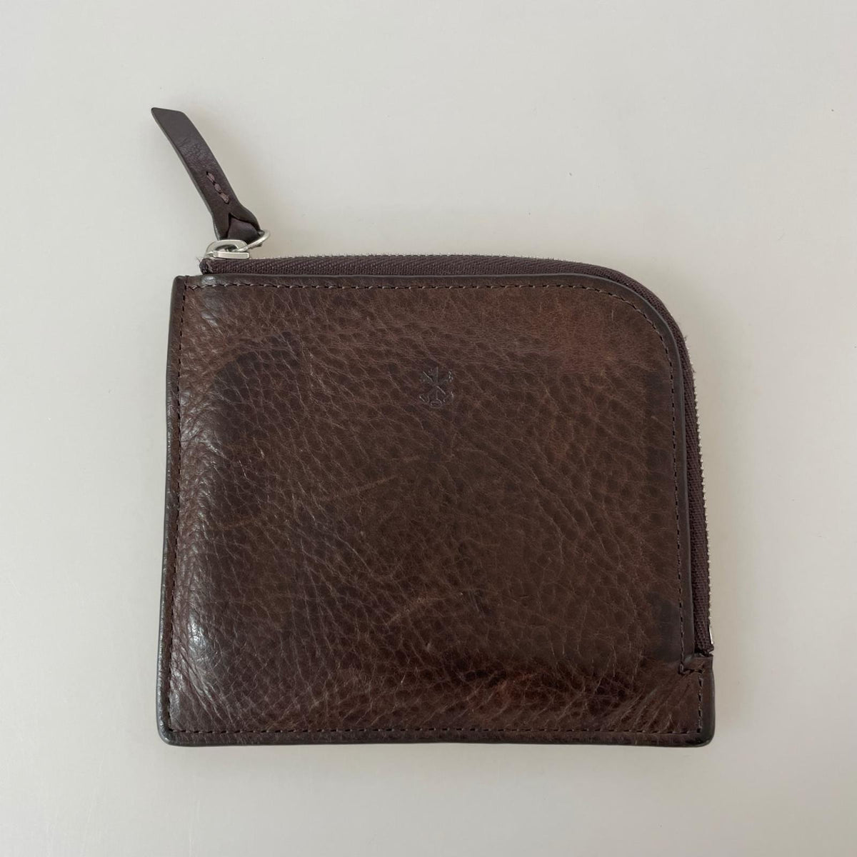 コインケース ARTS ＆ SCIENCE ﾚｻﾞｰ Zip case ブラウン