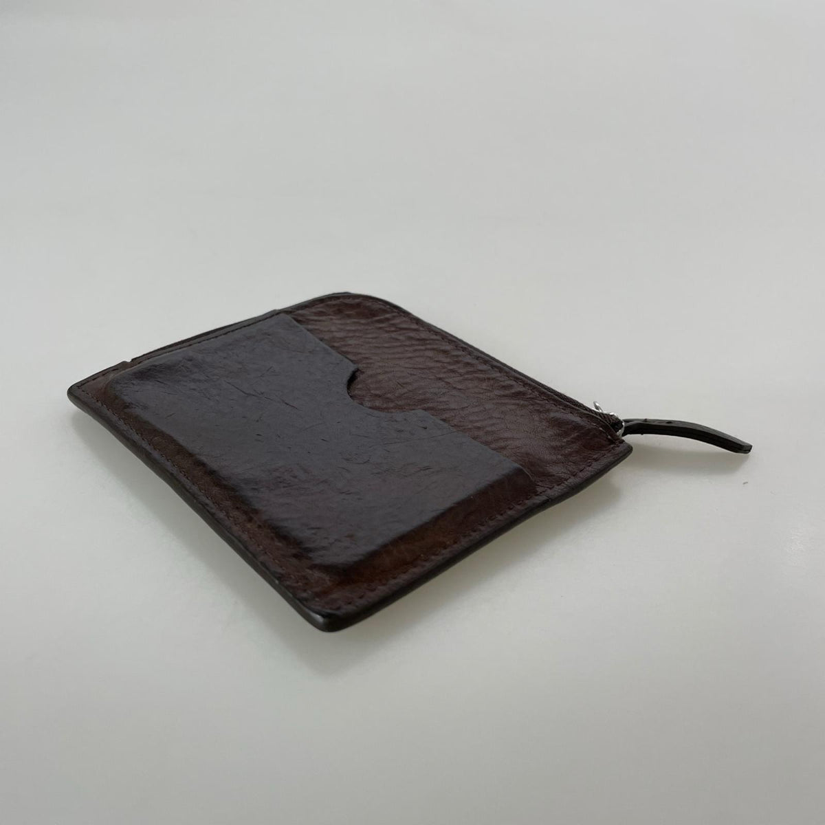 コインケース ARTS ＆ SCIENCE ﾚｻﾞｰ Zip case ブラウン
