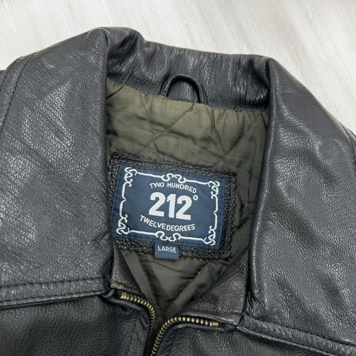 レザージャケット 212 ﾌﾞﾙｿﾞﾝ 黒 L ブラック