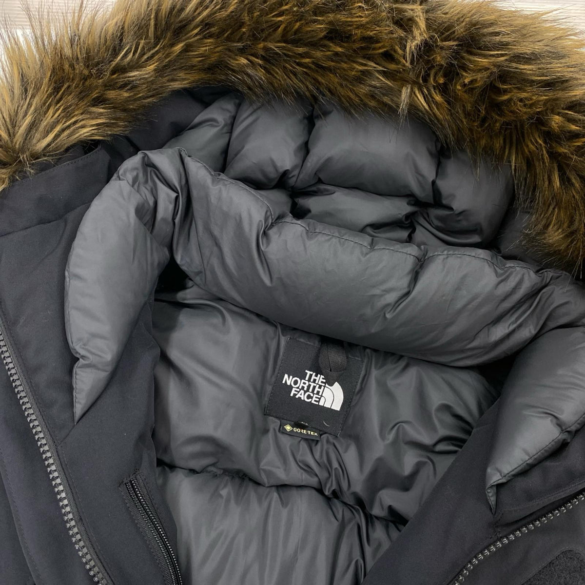 ダウンジャケット ANTARCTICA PARKA GORE-TEX 黒 (M) M ブラック