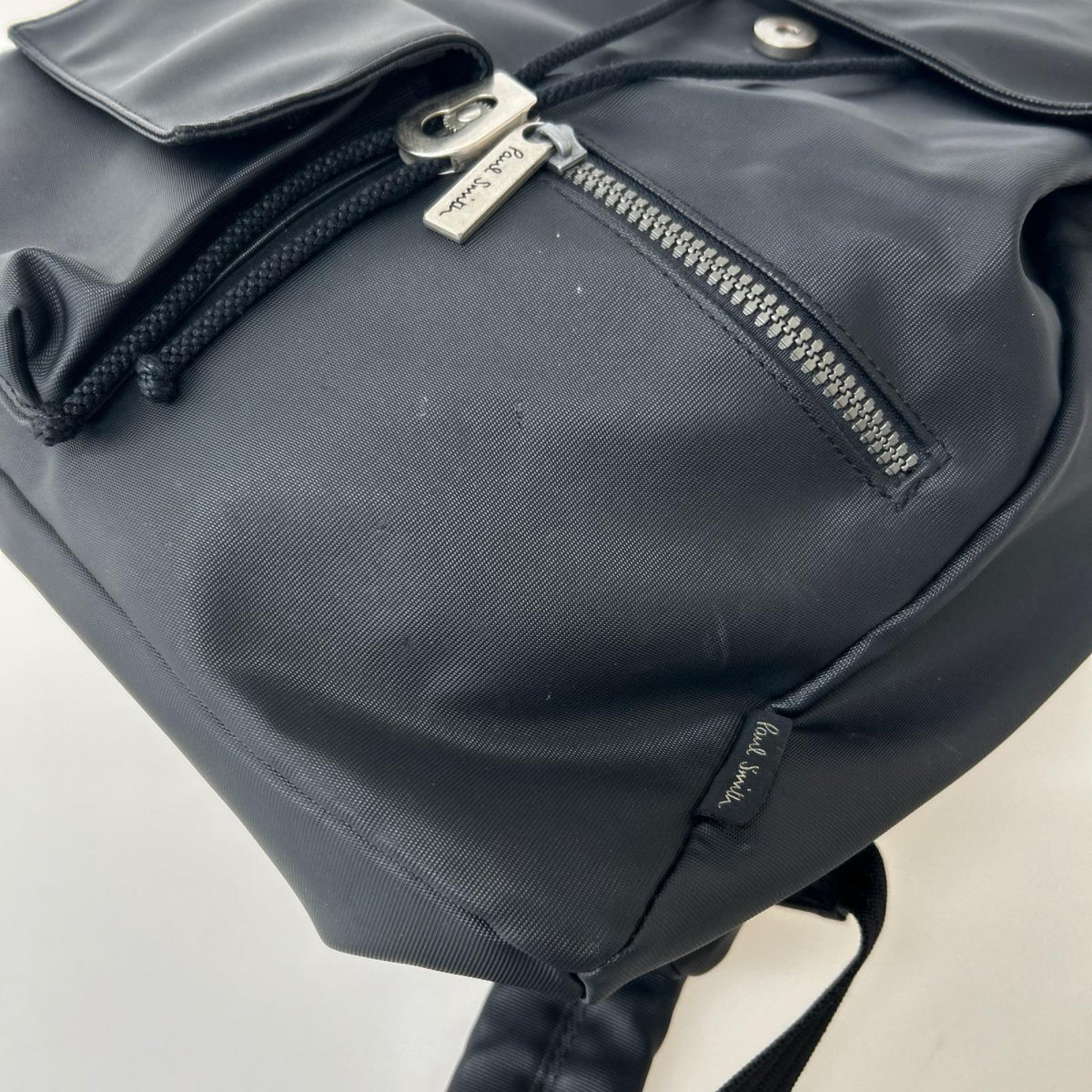 リュック・デイパック Paul Smith フラップリュック 黒 ブラック