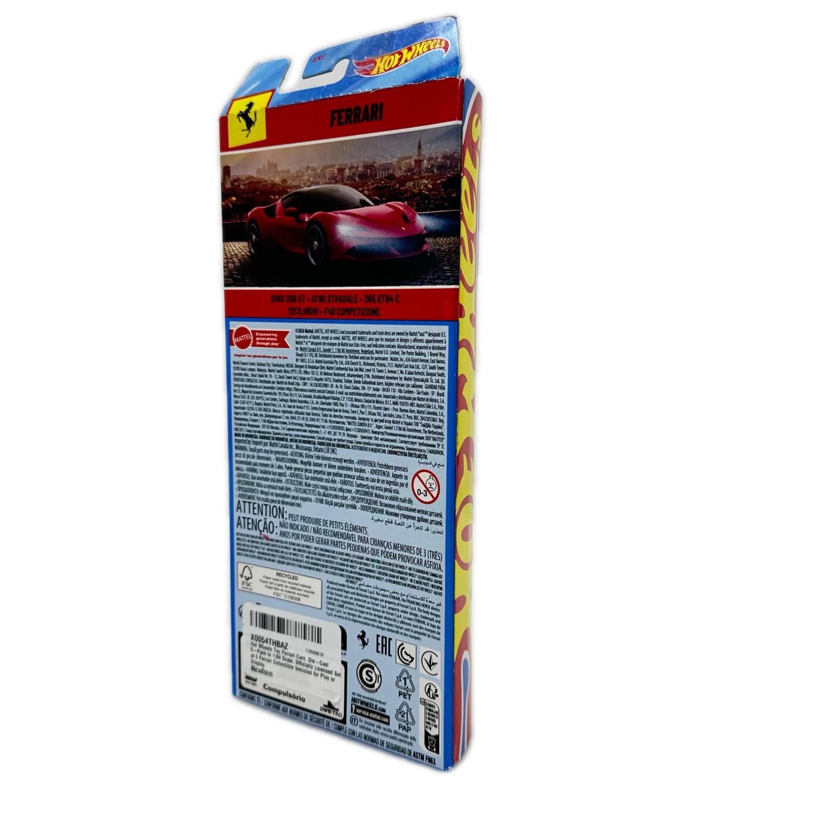 HotWheels　Ferrari　5台セット Mattel（マテル / ホットウィール） ミニカーその他