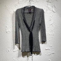ニット ribbon tie top