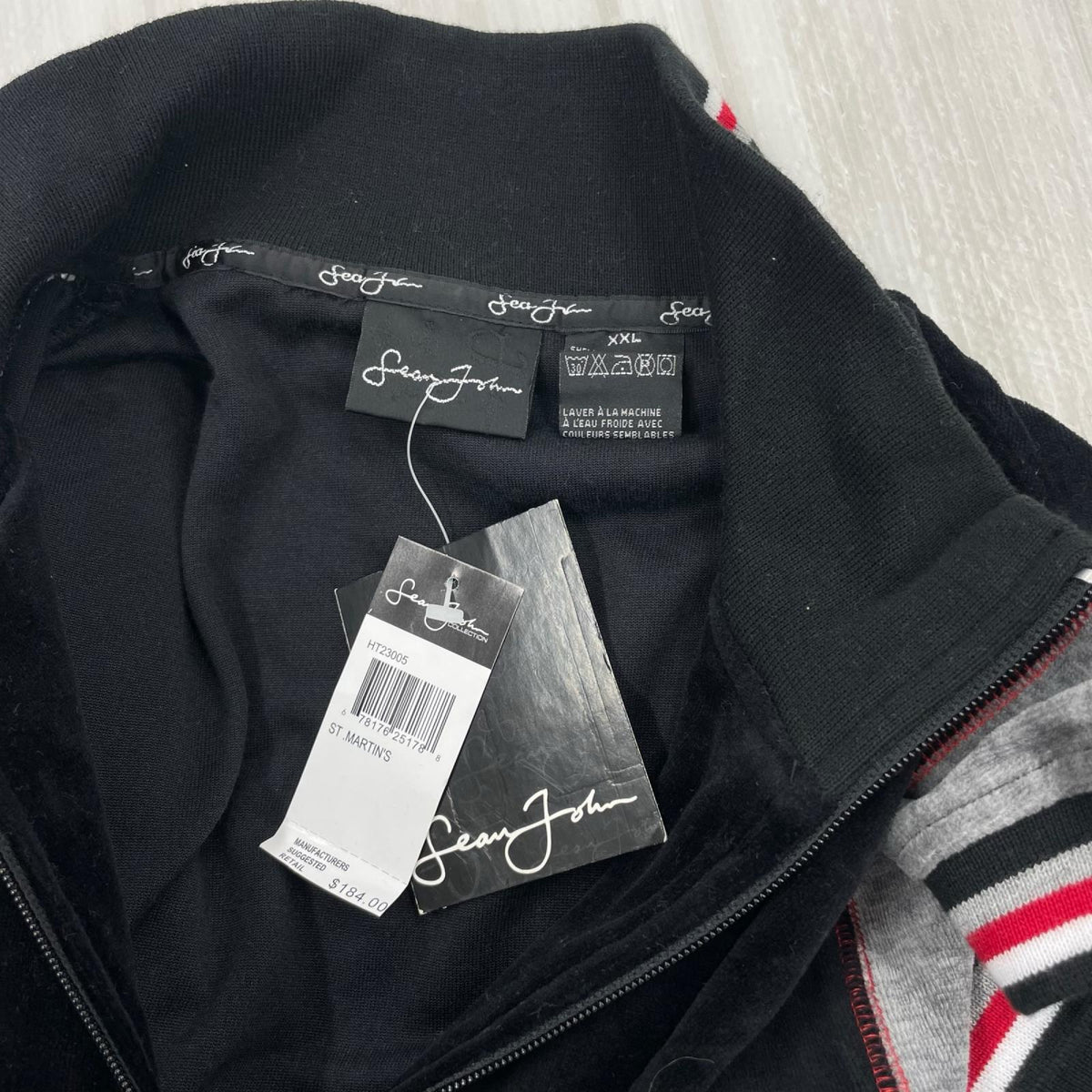 セットアップ SeanJohn/ﾍﾞﾛｱｾｯﾄｱｯﾌﾟ/XXL/BLK ブラック