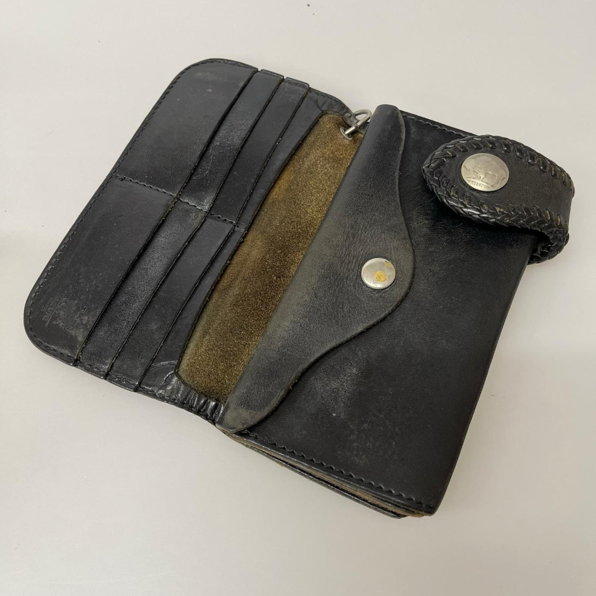 長財布 ﾚｻﾞｰﾊﾞｲｶｰｽﾞｳｫﾚｯﾄ/BLK ブラック