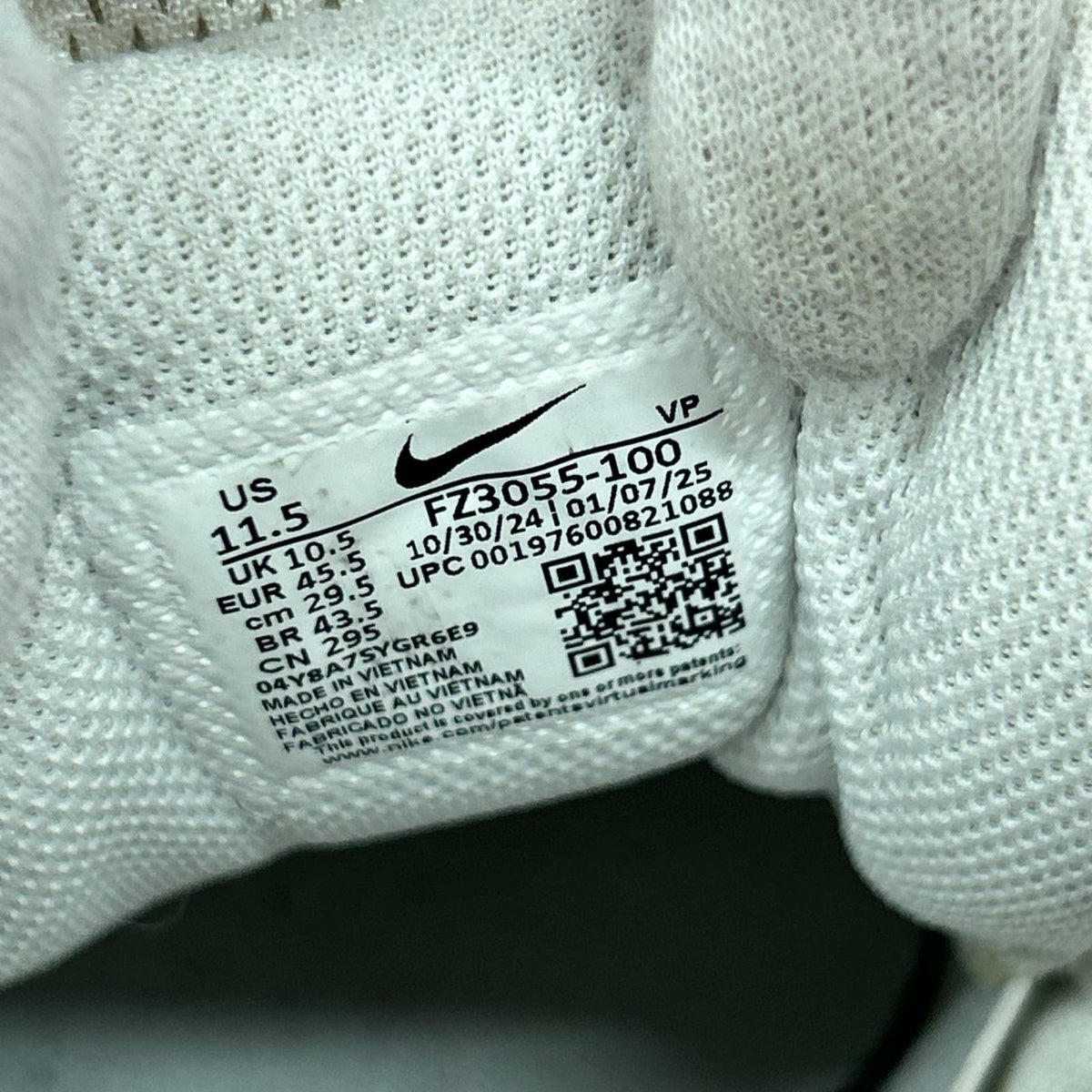 スニーカー FZ3055-100 Air More Uptempo Low (29.5) 29.5cm (US11 1/2 UK11 EU49) ホワイト