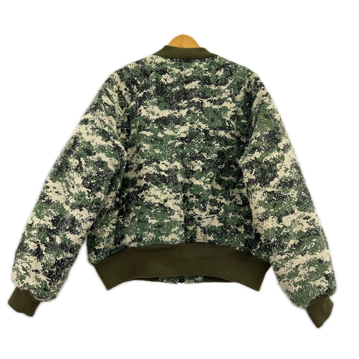 ジャケット BLESS U BU camouflage pattern MA-1 ｶｰｷ M カーキ