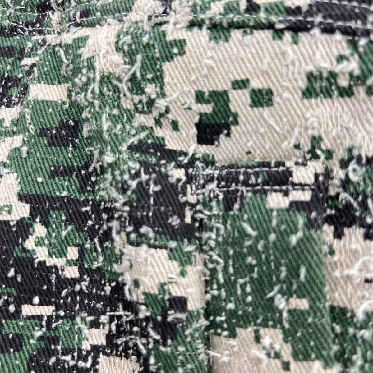 ジャケット BLESS U BU camouflage pattern MA-1 ｶｰｷ M カーキ