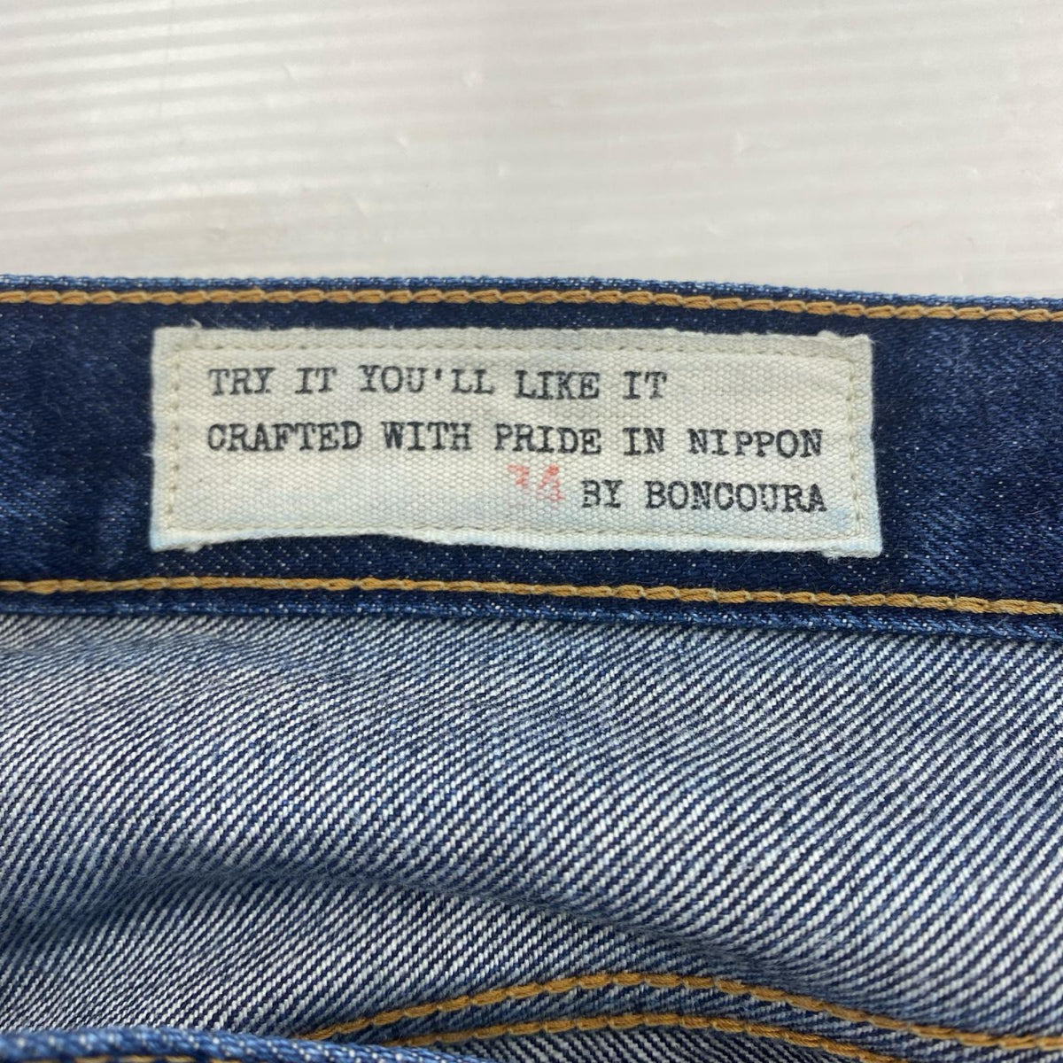 デニムパンツ BONCOURA ｲﾝﾃﾞｨｺﾞ　W34 34