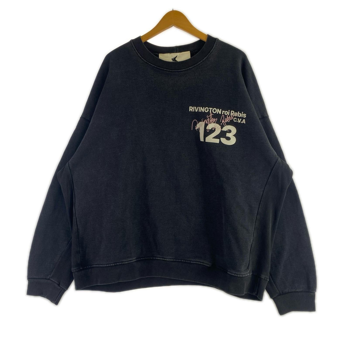スウェット RIVINGTON roi Rebis ブラック