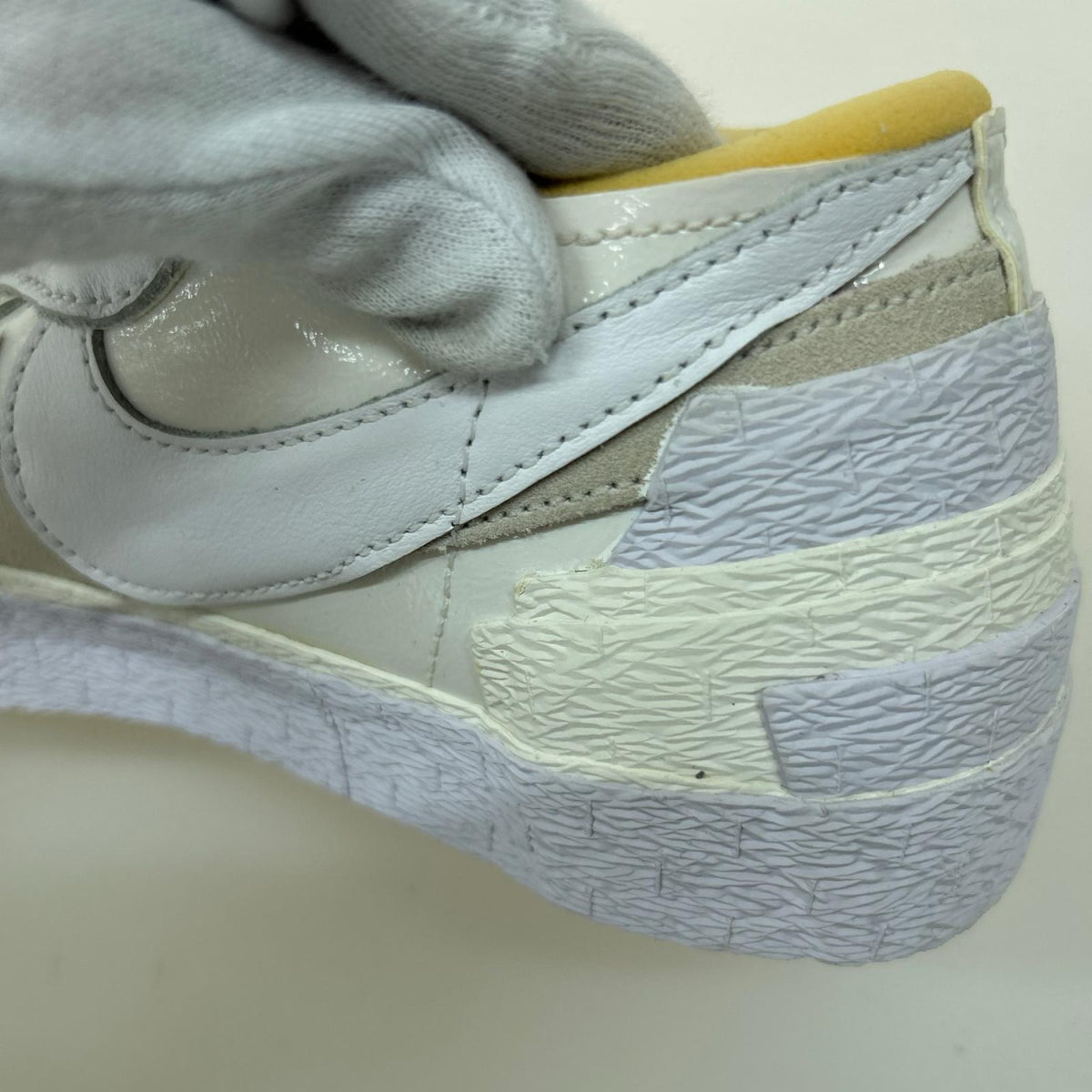 スニーカー ×Sacai BLAZER LOW (26.5cm) 26.5cm (US8 1/2 UK8 EU43) ホワイト
