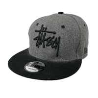 キャップ NEW ERA 　黒ｸﾞﾚｰ グレー