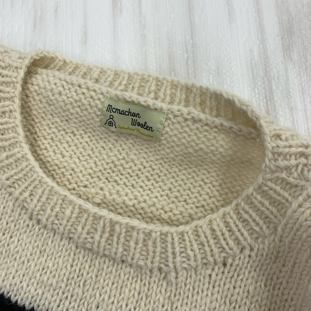 ニット Mac Mahon Knitting Mills 陰陽ｸﾙｰﾈｯｸﾆｯﾄ