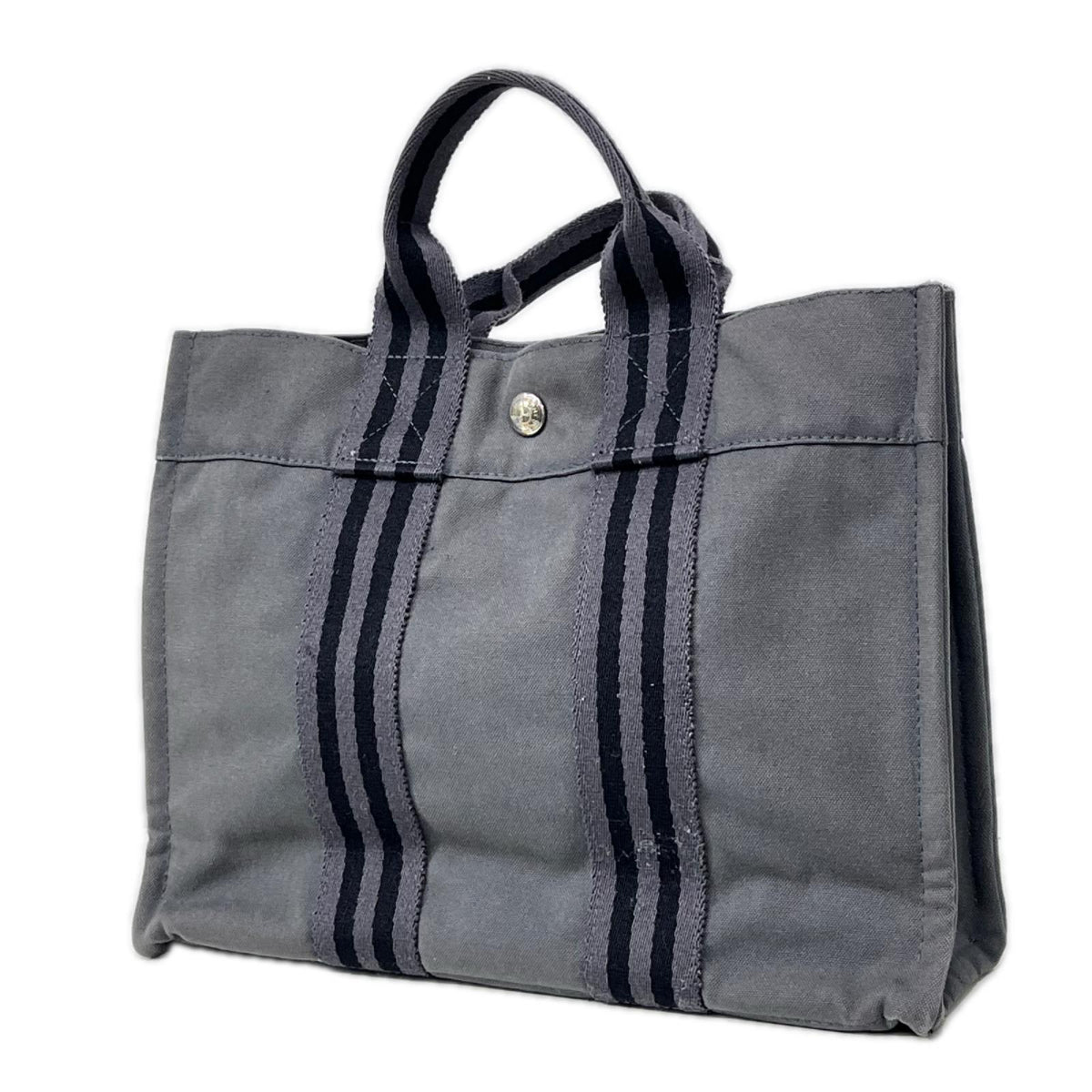 HERMES ﾌｰﾙﾄｩPM ﾄｰﾄﾊﾞｯｸﾞ ｸﾞﾚｰ