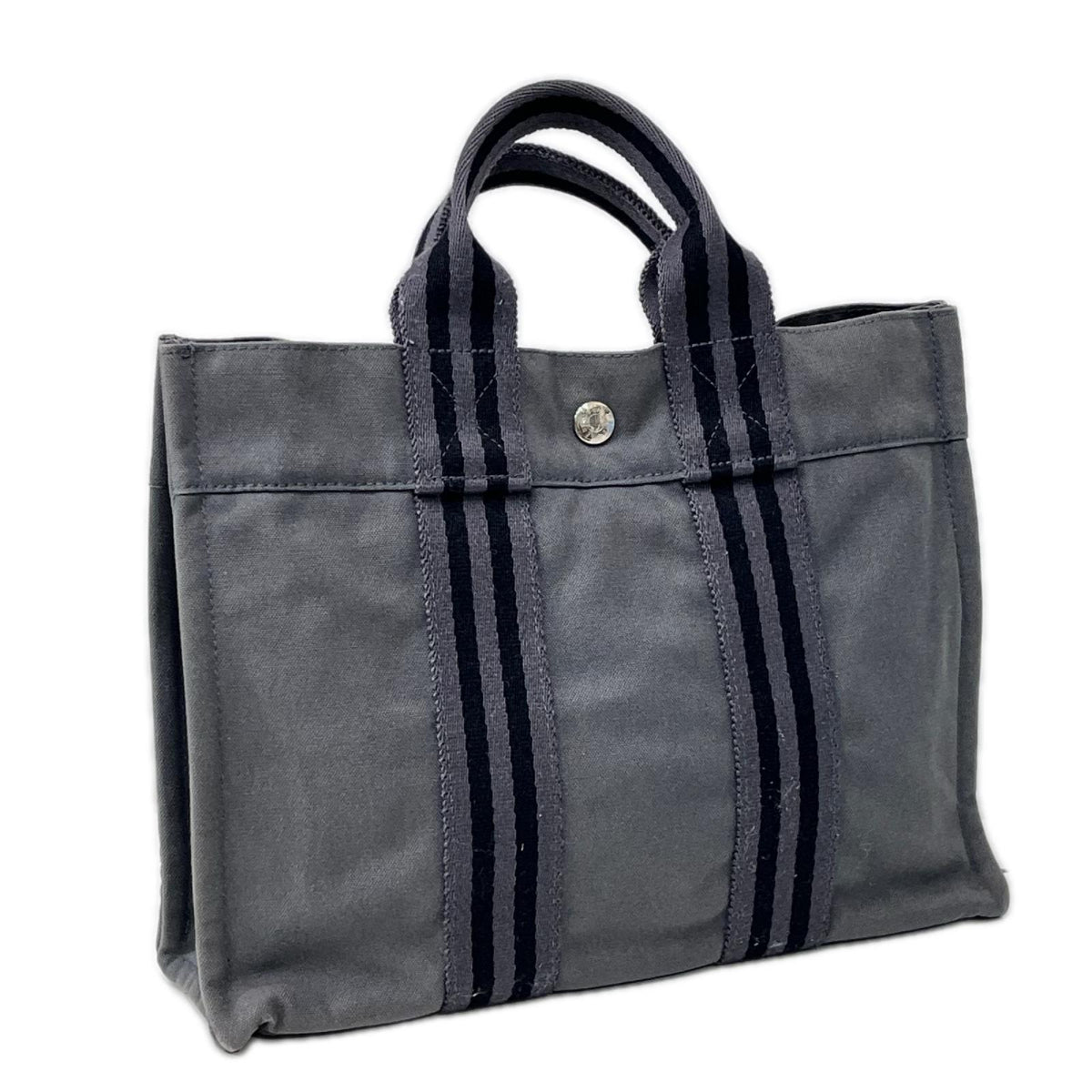 HERMES ﾌｰﾙﾄｩPM ﾄｰﾄﾊﾞｯｸﾞ ｸﾞﾚｰ