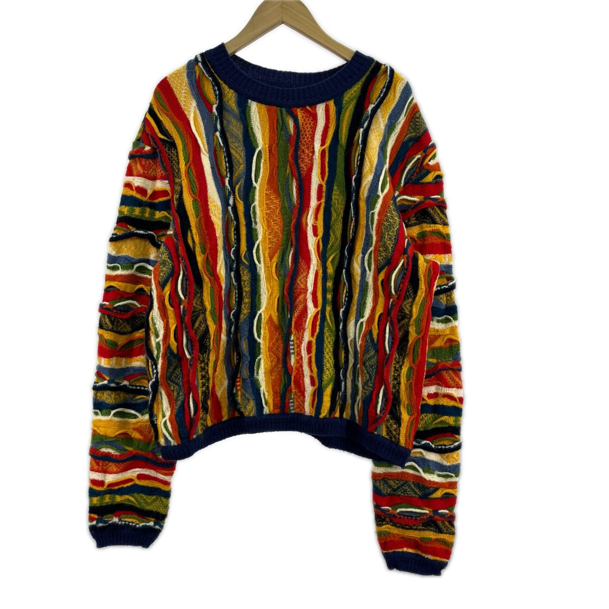 ニット COOGI AU製 ﾏﾙﾁｶﾗｰ 3Dﾆｯﾄ (M) M マルチカラー