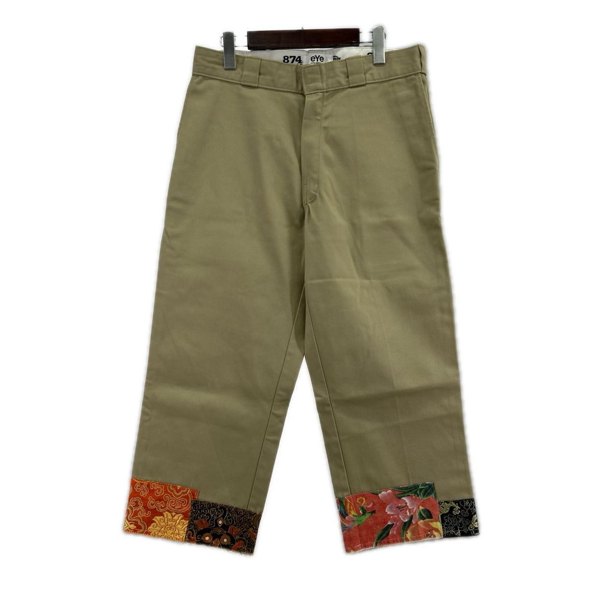 パンツ ×Dickies 22SS 裾ﾊﾟｯﾁﾜｰｸﾜｰｸﾊﾟﾝﾂ AD2021 W33 S ベージュ
