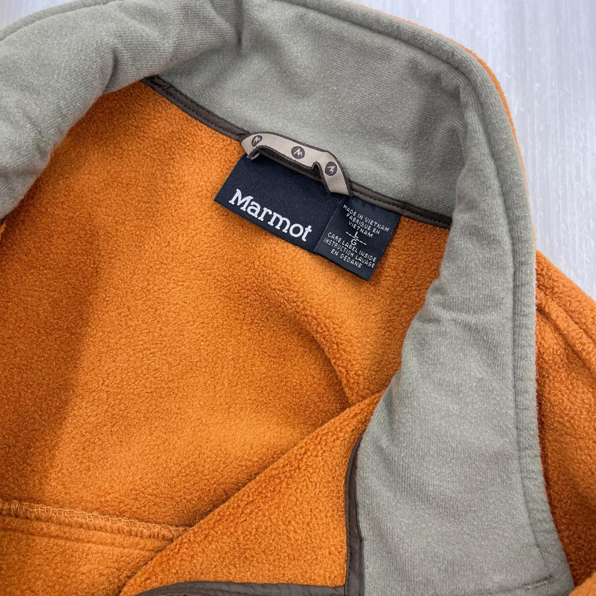 ジャケット MARMOT FLEECE JACKET L ORG L ブラウン
