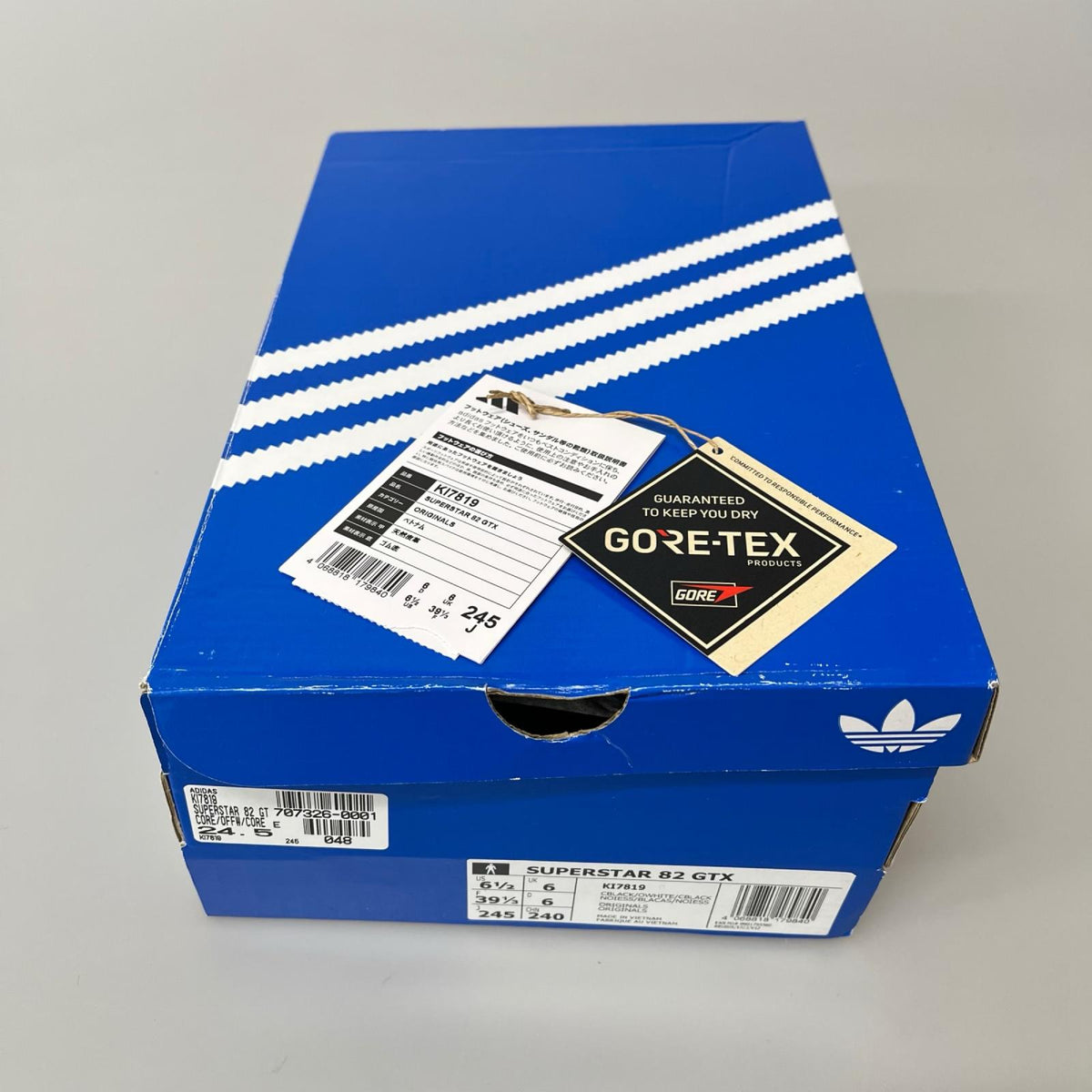 スニーカー SUPERSTAR 82 GTX/24.5cm/KI7819 24.5cm (US6 1/2 UK6 EU39) ブラック