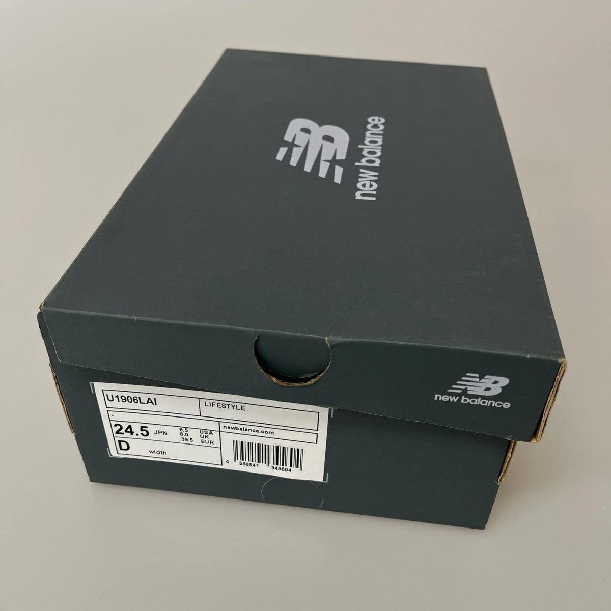 スニーカー U1906LAI/24.5cm/BLK 24.5cm (US6 1/2 UK6 EU39) ブラック
