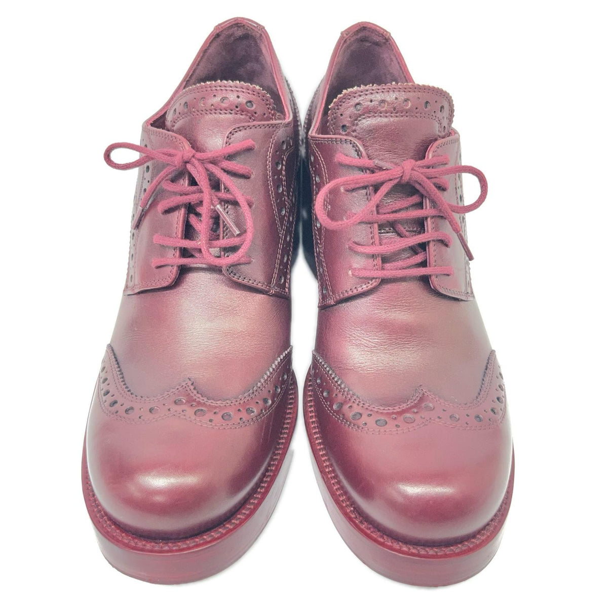 miumiu ｳｨﾝｸﾞﾁｯﾌﾟﾋｰﾙﾛｰﾌｧｰ（351/2）