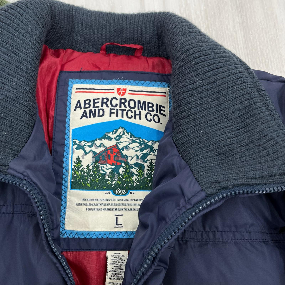 ブルゾン Abercrombie＆Fitch サイズL NVY 00S L